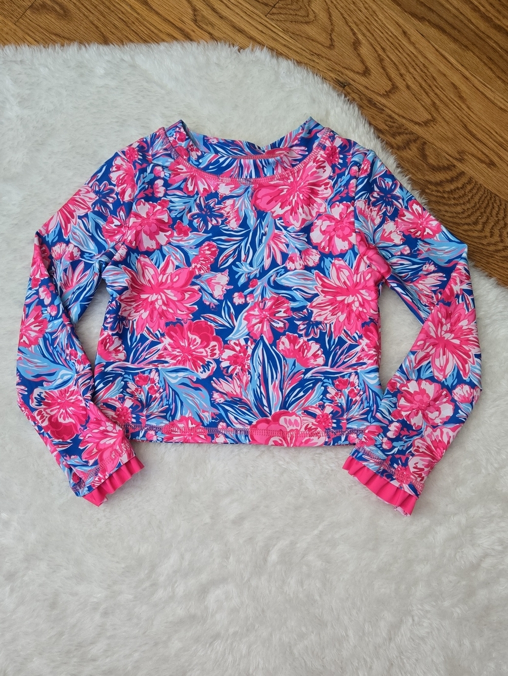 Tommy Bahama Floral Rash Guard, Toddler 4T